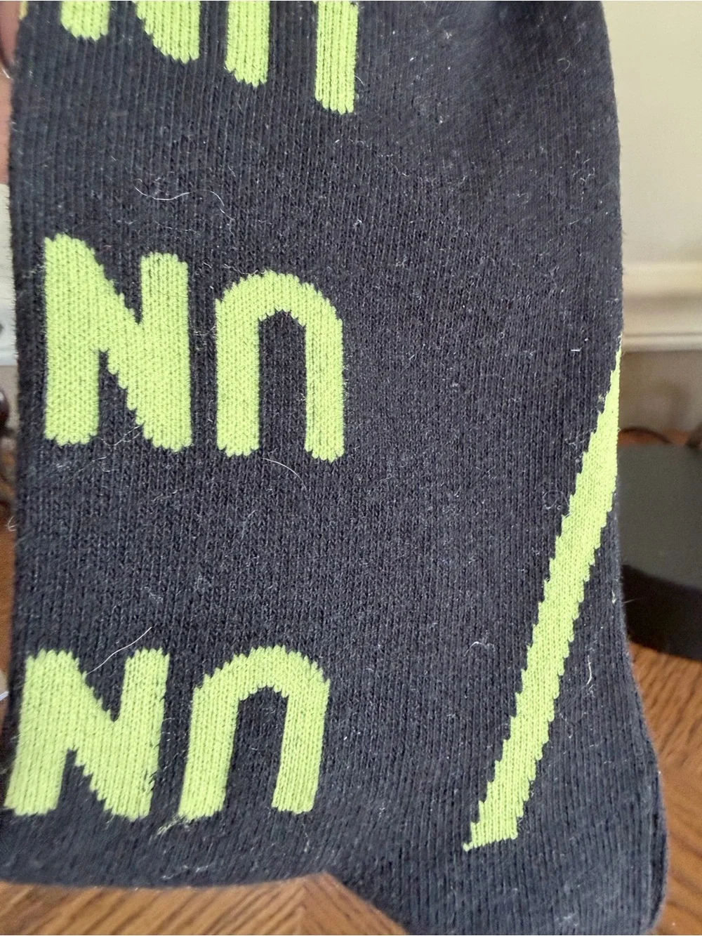 Bigfoot Sock Co. NWT Men’s Black & Blue Novelty Socks with DJ Bigfoot